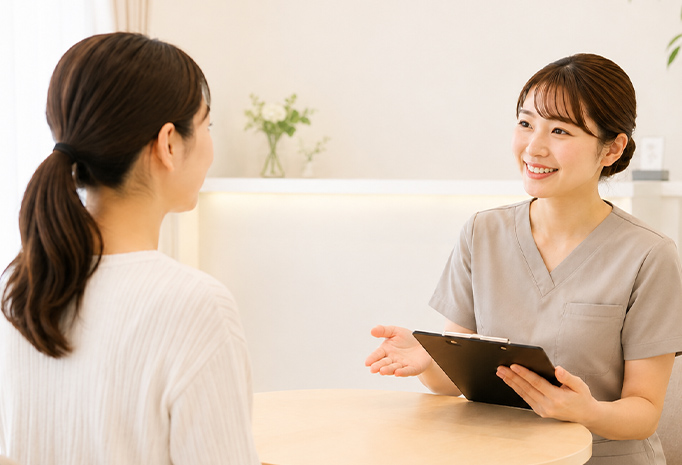 初めての方も安心してご来院いただけます